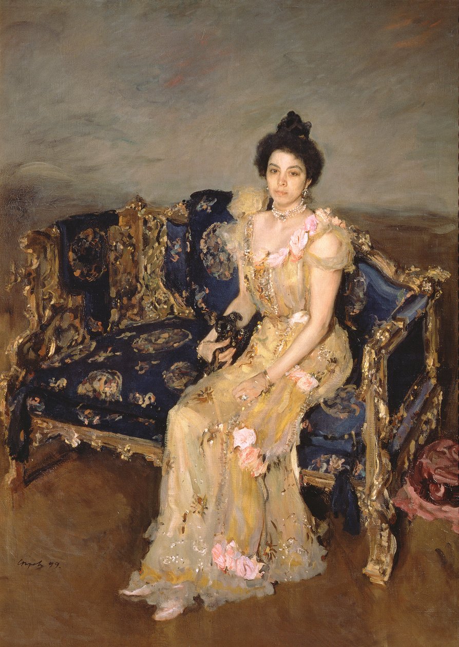 Portrait de Sofia Mikhailovna Botkina, 1899 - Valentin Aleksandrovich Serov