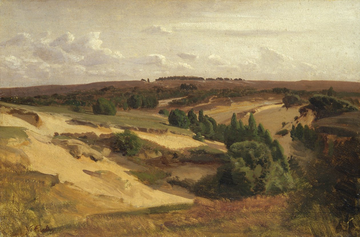 La lande près de Bispingen, 1887 - Valentin Ruths