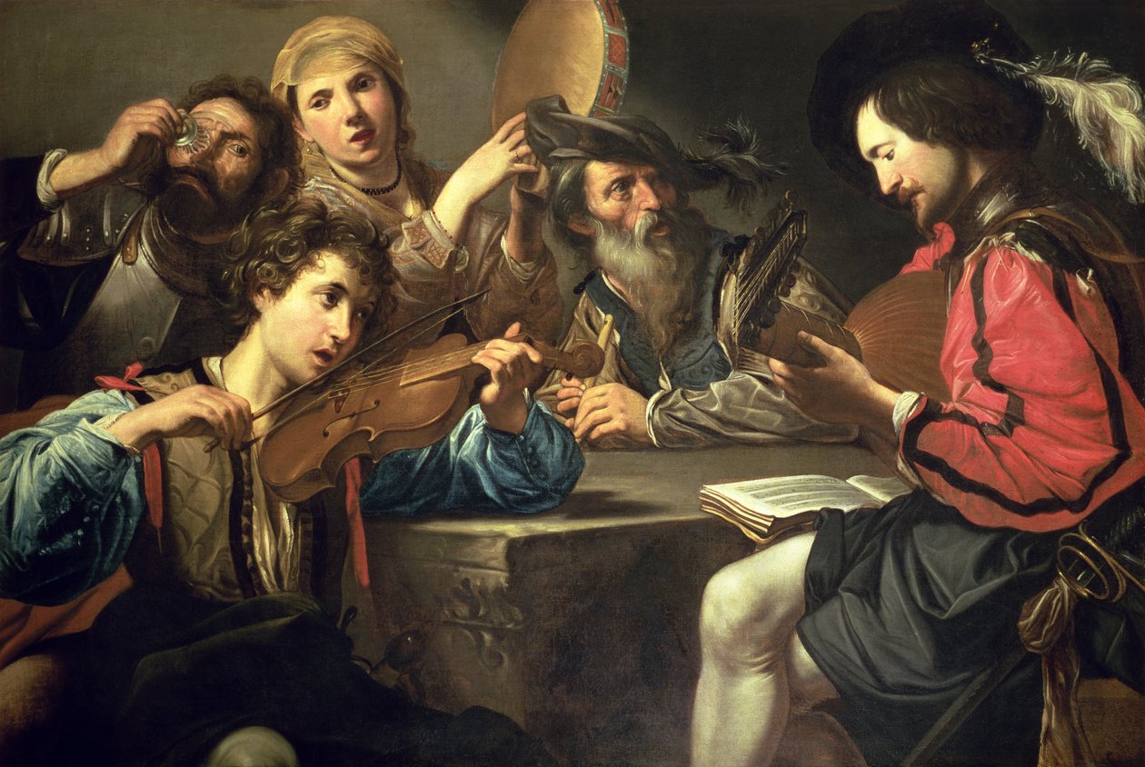 Réunion musicale - Valentin de Boulogne