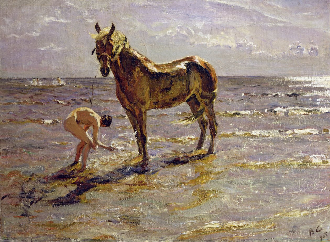 Baigner un cheval, 1905 - Valentin Aleksandrovich Serov