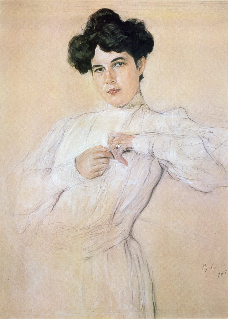 Maria Pavlovna Botkina - Valentin Aleksandrovich Serov