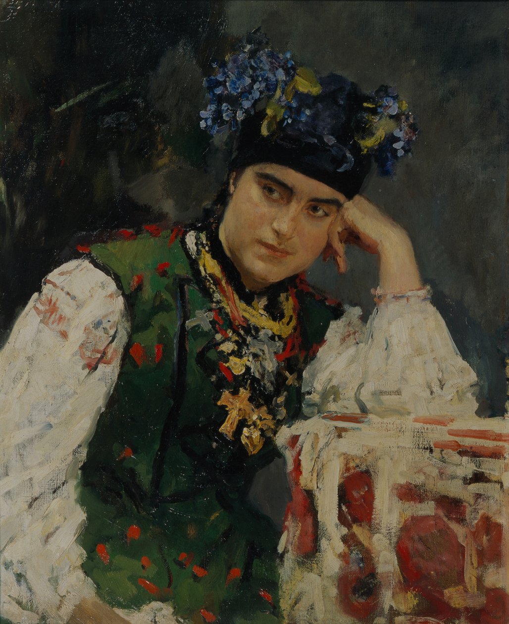 Portrait de Sofia Dragomirov, 1889 - Valentin Aleksandrovich Serov