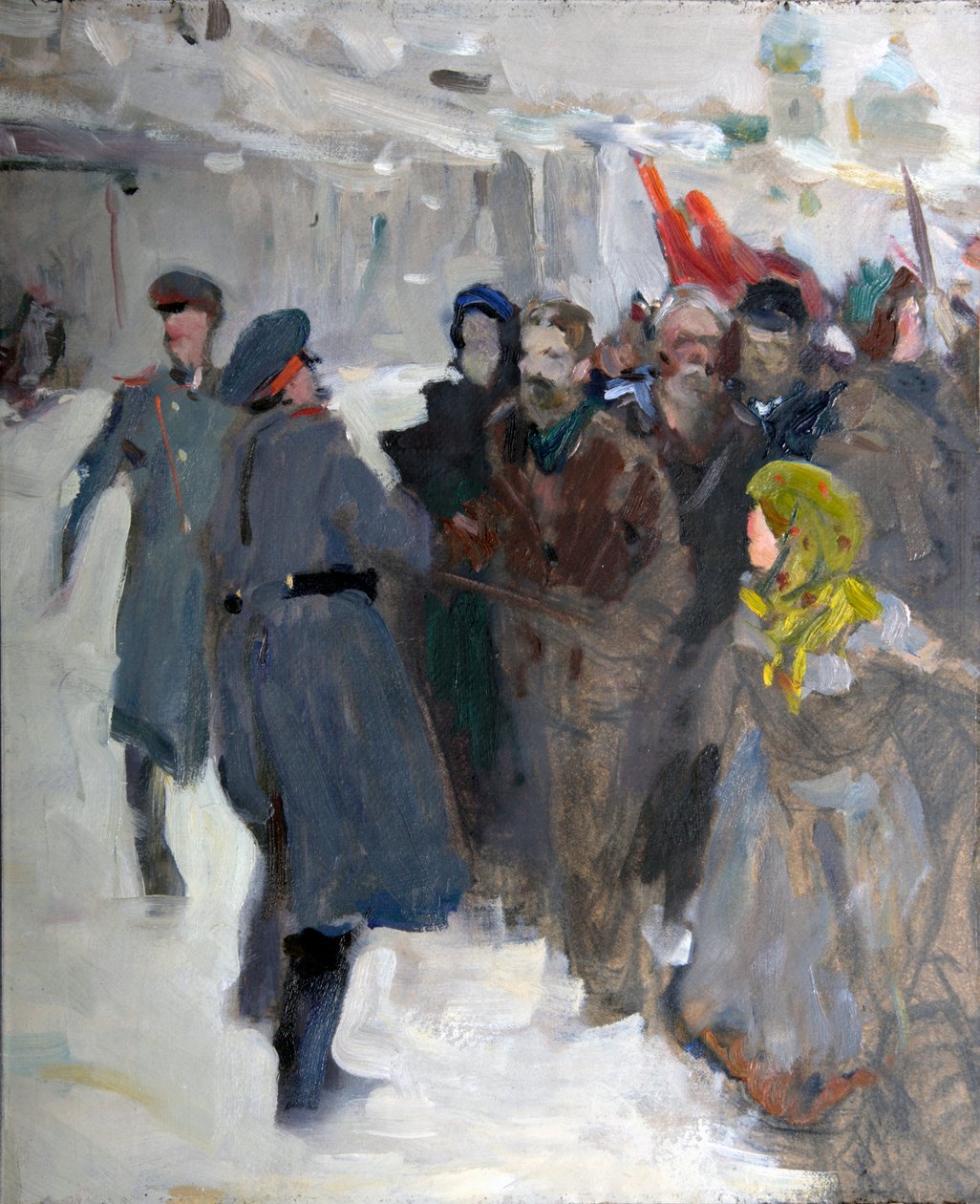 Manifestation révolutionnaire, 1906 - Valentin Alexandrovich Serov
