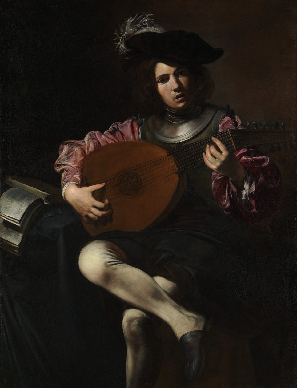 Joueur de luth, vers 1625-26 - Valentin de Boulogne
