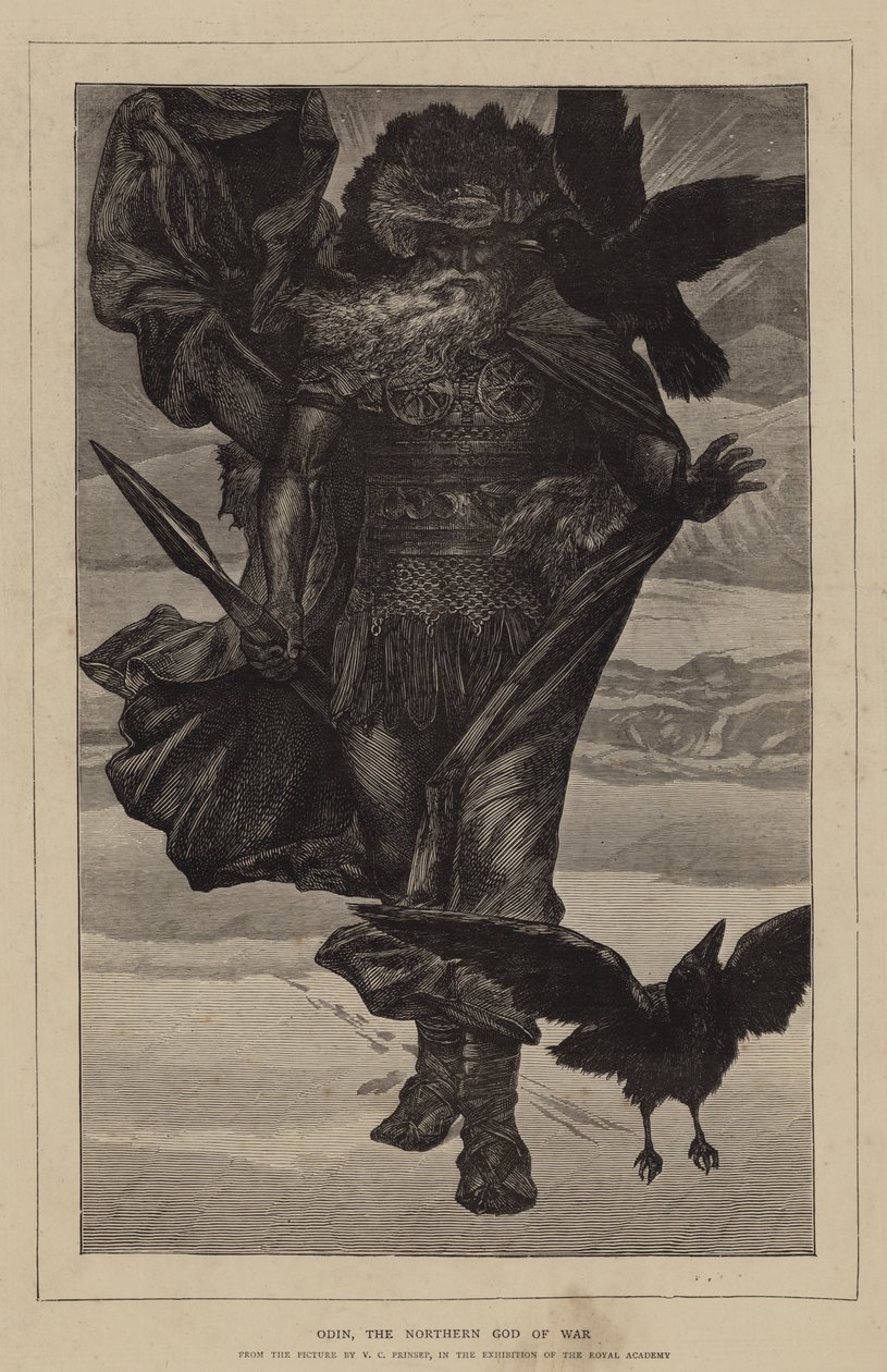 Odin, le Dieu de la Guerre du Nord - Valentine Cameron Prinsep