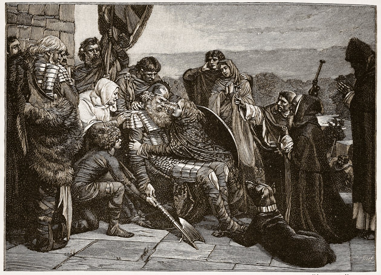 La Mort de Siward, illustration de 