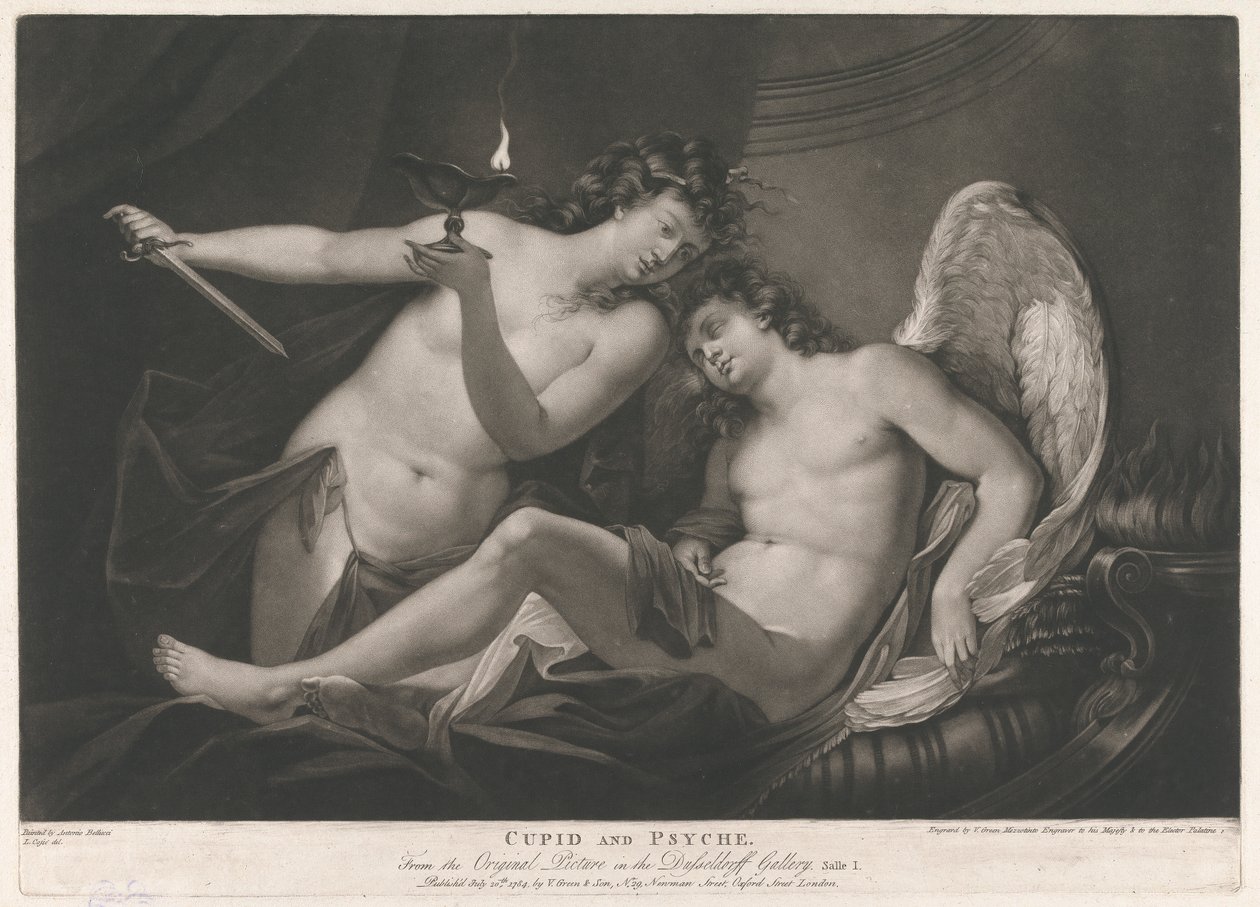 Cupidon et Psyché - Valentine Green