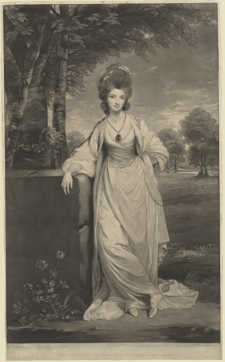 Lady Elizabeth Compton - Valentine Green after Sir Joshua Reynolds