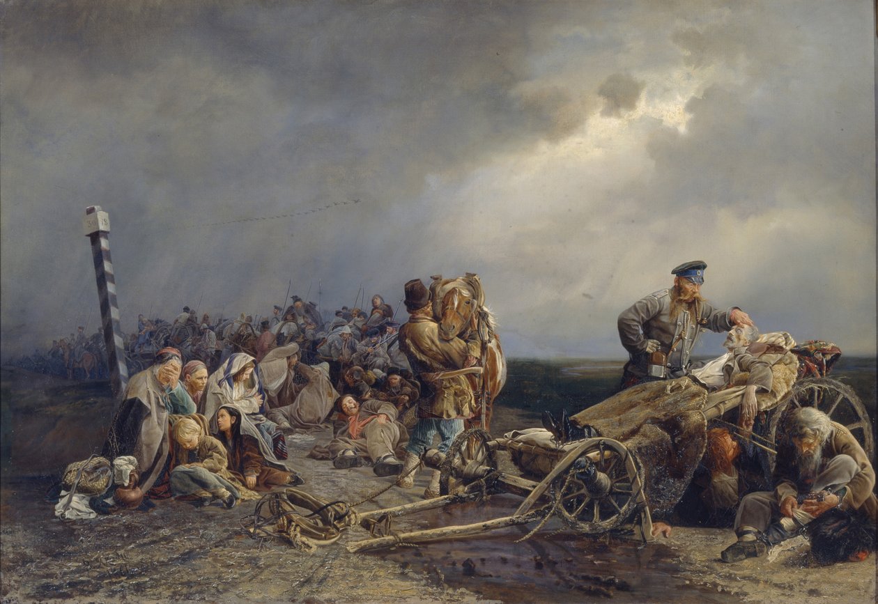 Un groupe de prisonniers - Valeri Ivanovich Jacobi