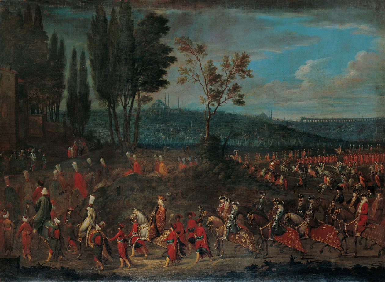 Le cortège ambassadeur, années 1720 - Vanmour