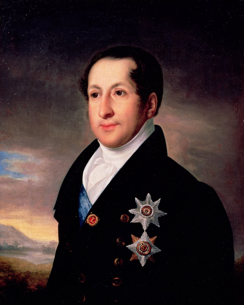 Portrait du prince Sergej Golitsyn (1774-1859), après 1828 - Vasili Andreevich Tropinin