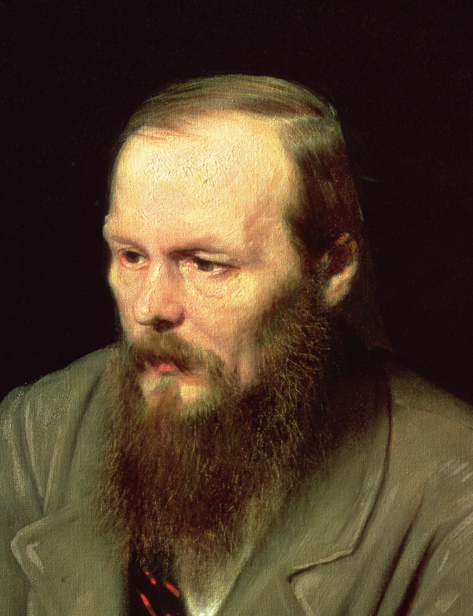 Portrait de Fiodor Dostoïevski (1821-81) 1872 (détail) - Vasili Grigorevich Perov
