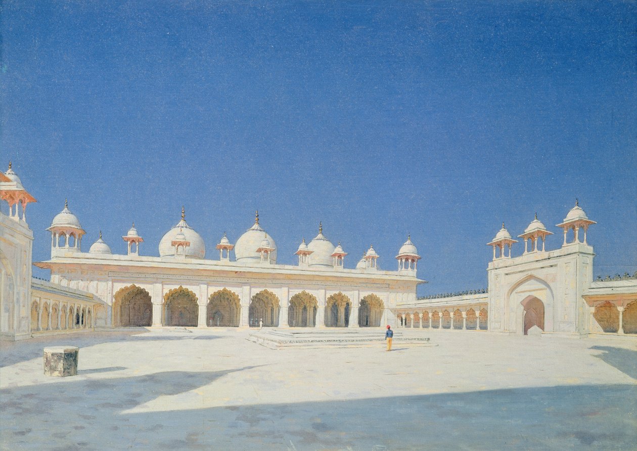 Moti Masjid, Agra, 1874-76 - Vasili Vasilievich Vereshchagin