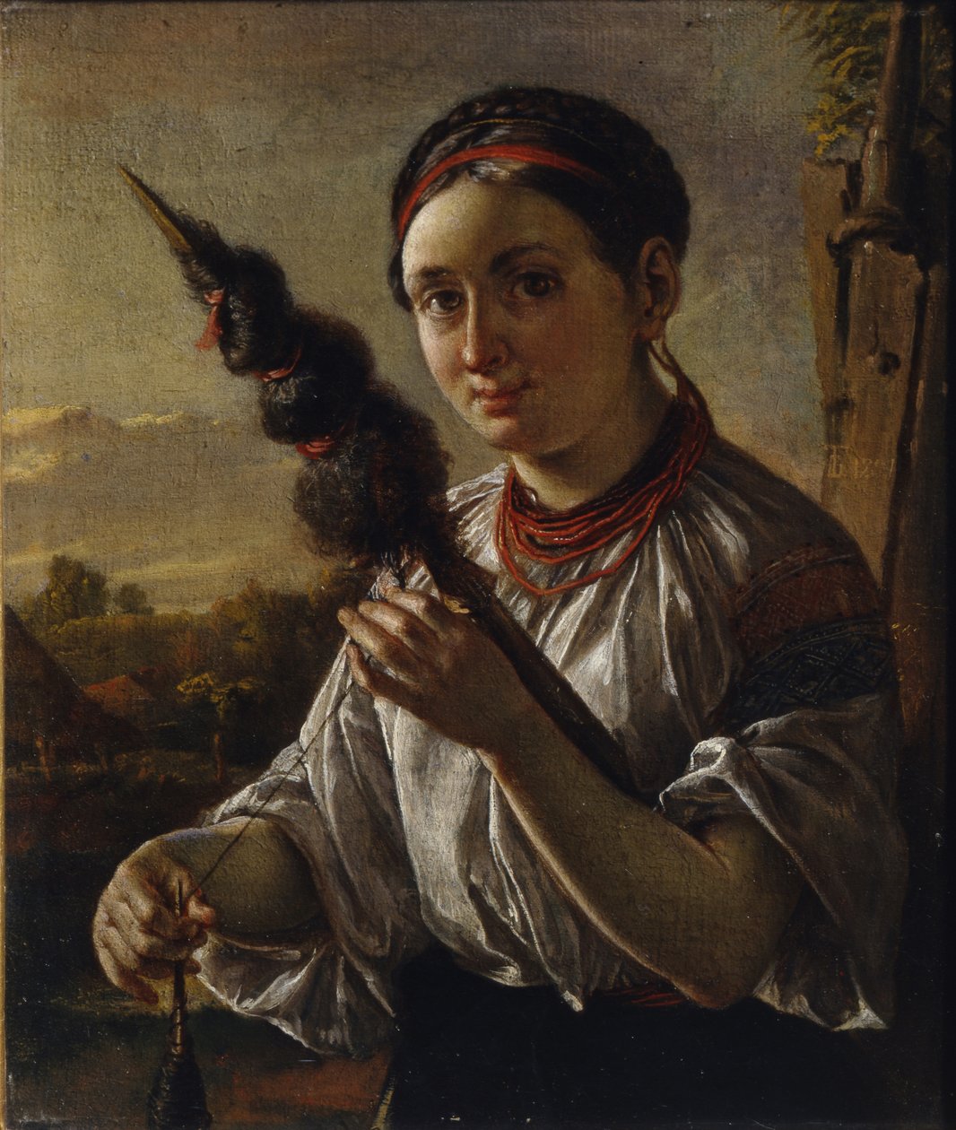 Fileuse - Vasili Andreevich Tropinin