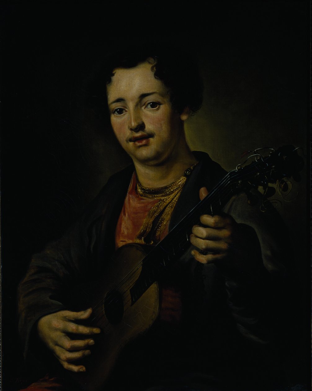 Le Joueur de guitare, années 1850 - Vasili Grigorevich Perov