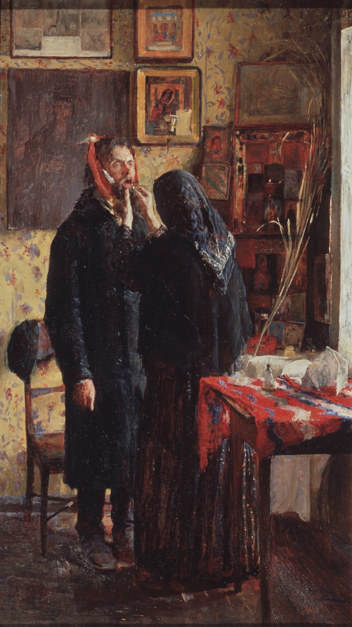 Chez le dentiste - Vasili Nikitich Meshkov