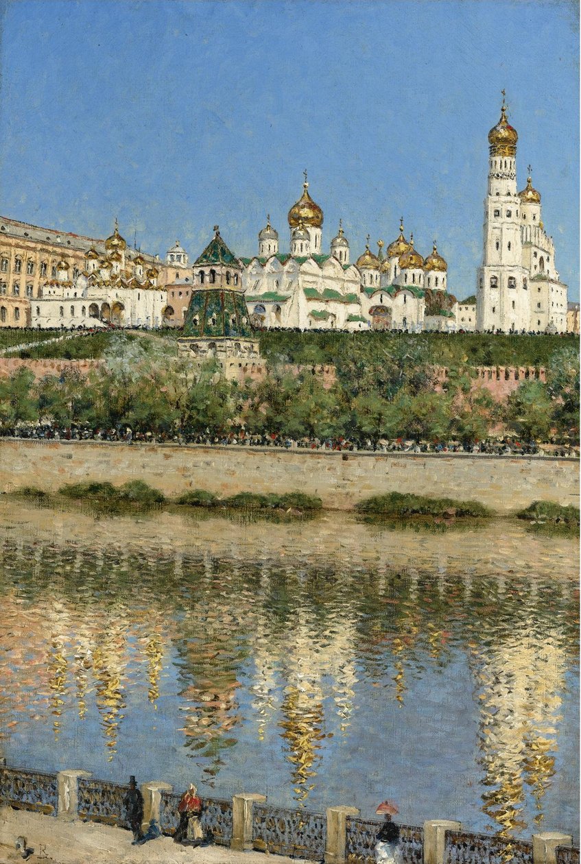 Vue du Kremlin de Moscou - Vasili Vasilievich Vereshchagin