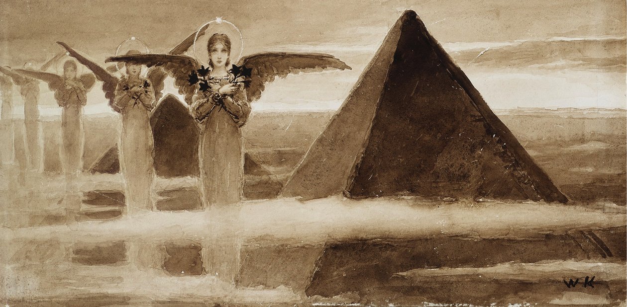 Les Anges des Pyramides - Vasilii Kotarbinsky