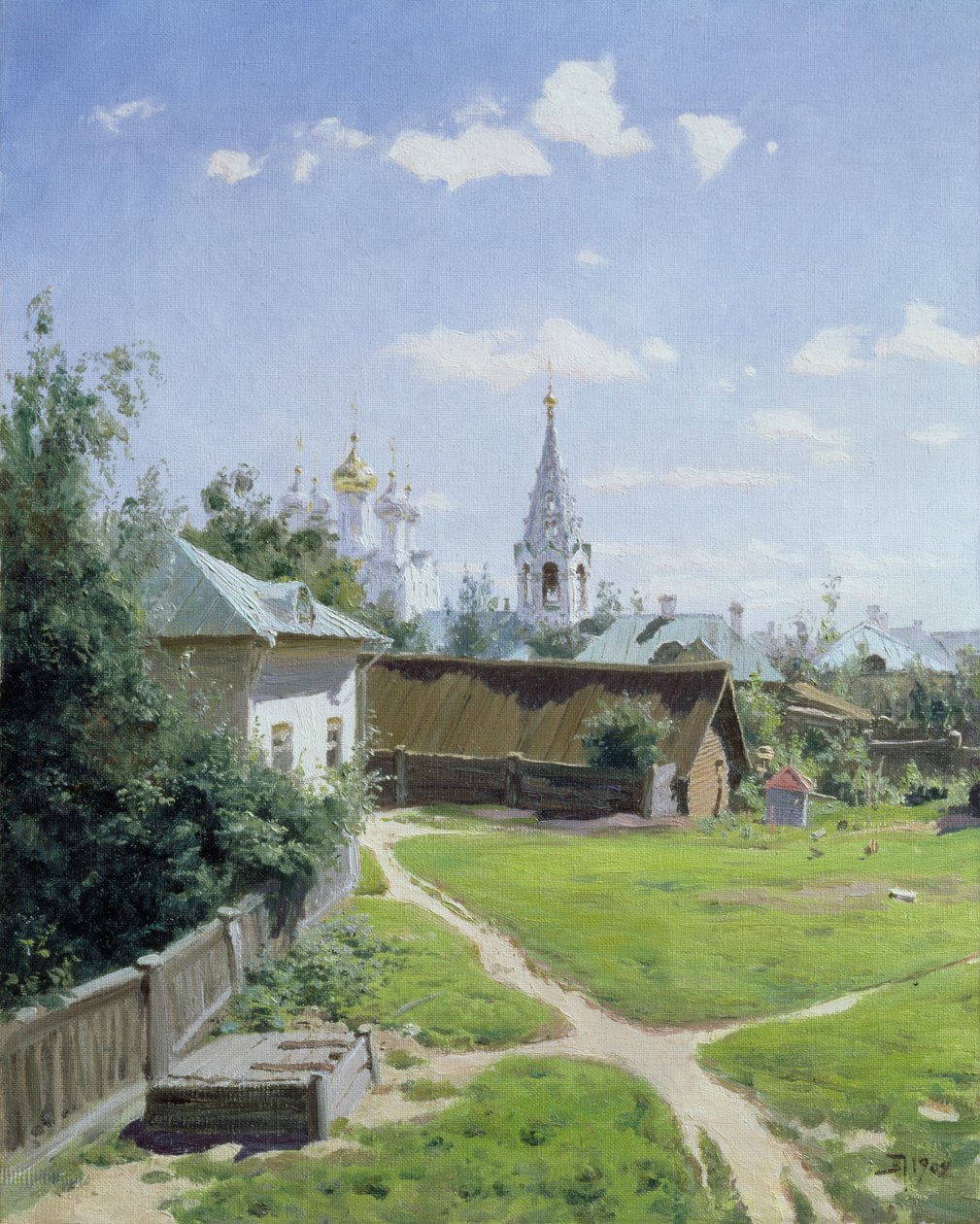 La cour de Moscou, 1902 - Vasilij Dmitrievich Polenov