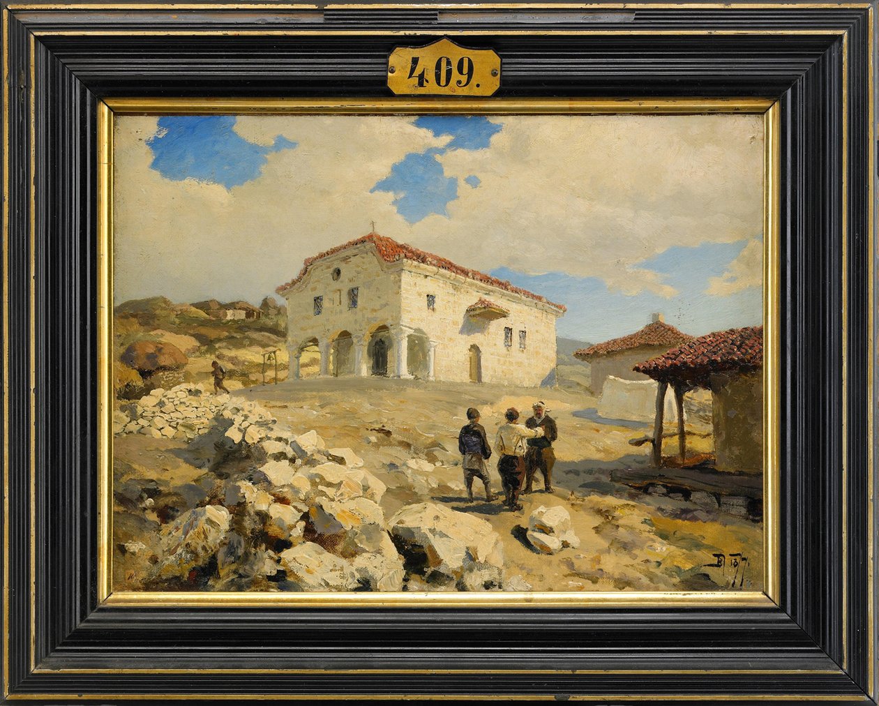 Une église dans les Balkans, 1877 - Vasilij Dmitrievich Polenov