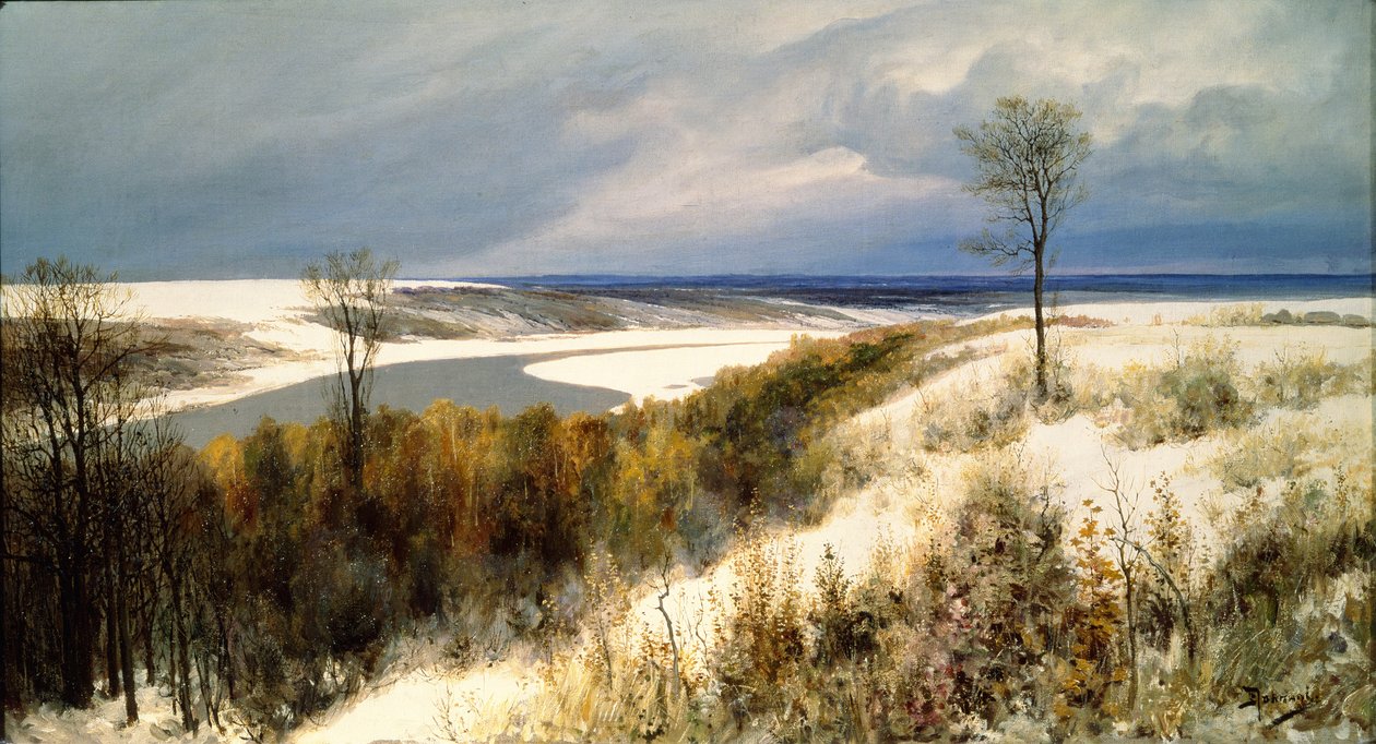 Première neige, 1891 - Vasilij Dmitrievich Polenov
