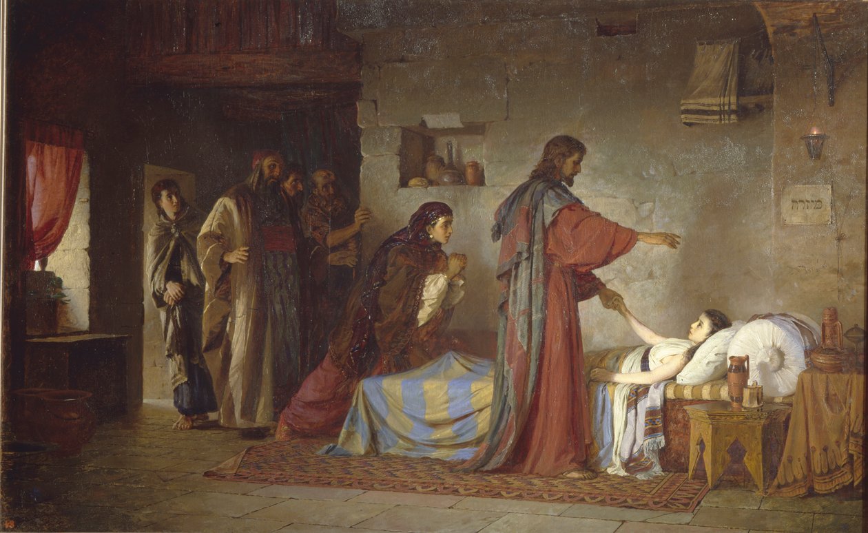 Résurrection de la fille de Jaïre, 1871 - Vasilij Dmitrievich Polenov