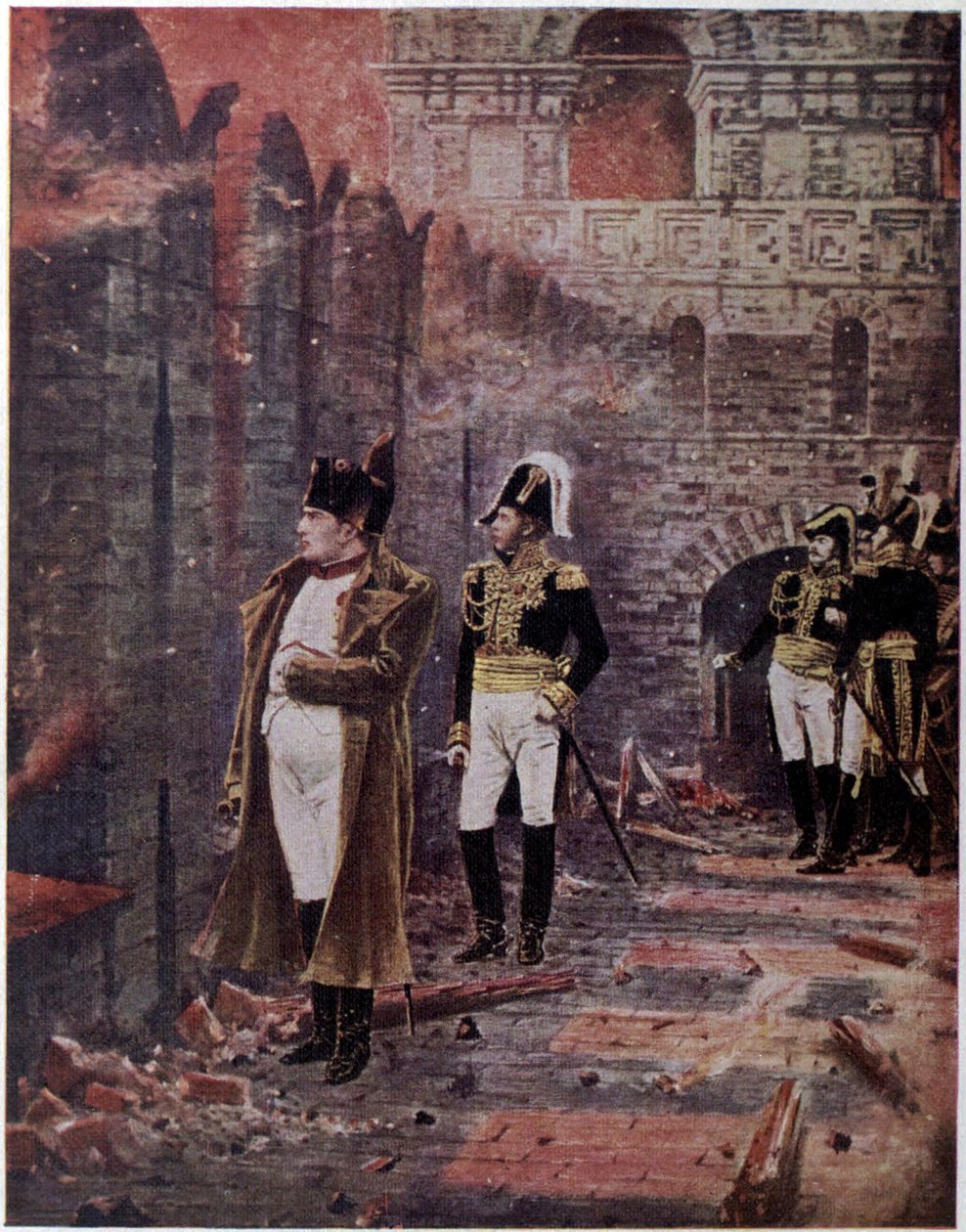 Le Kremlin est en feu! - Vasili Vasilievich Vereshchagin