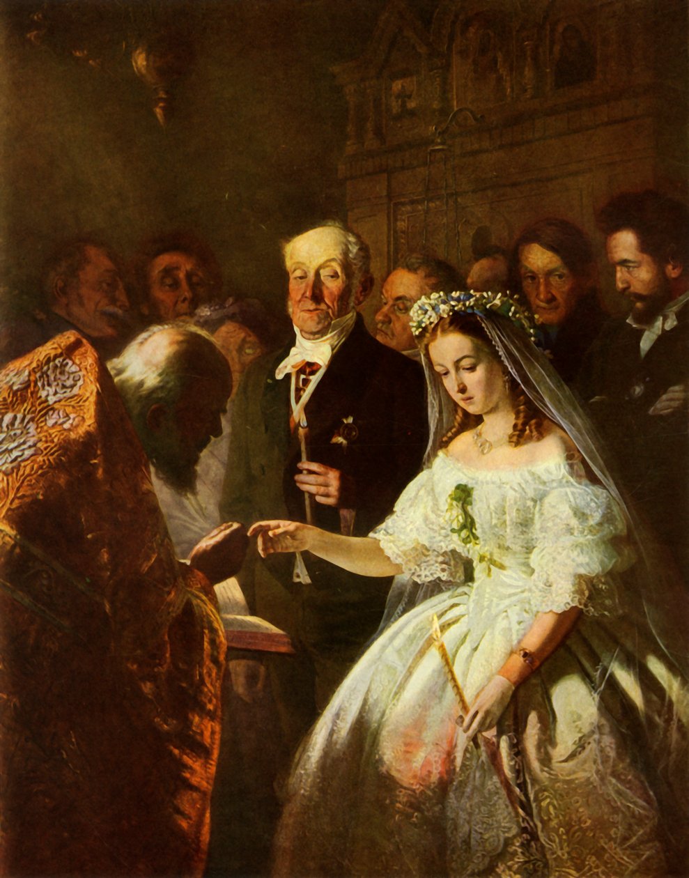 Le Mariage inégal - Vasily Pukirev