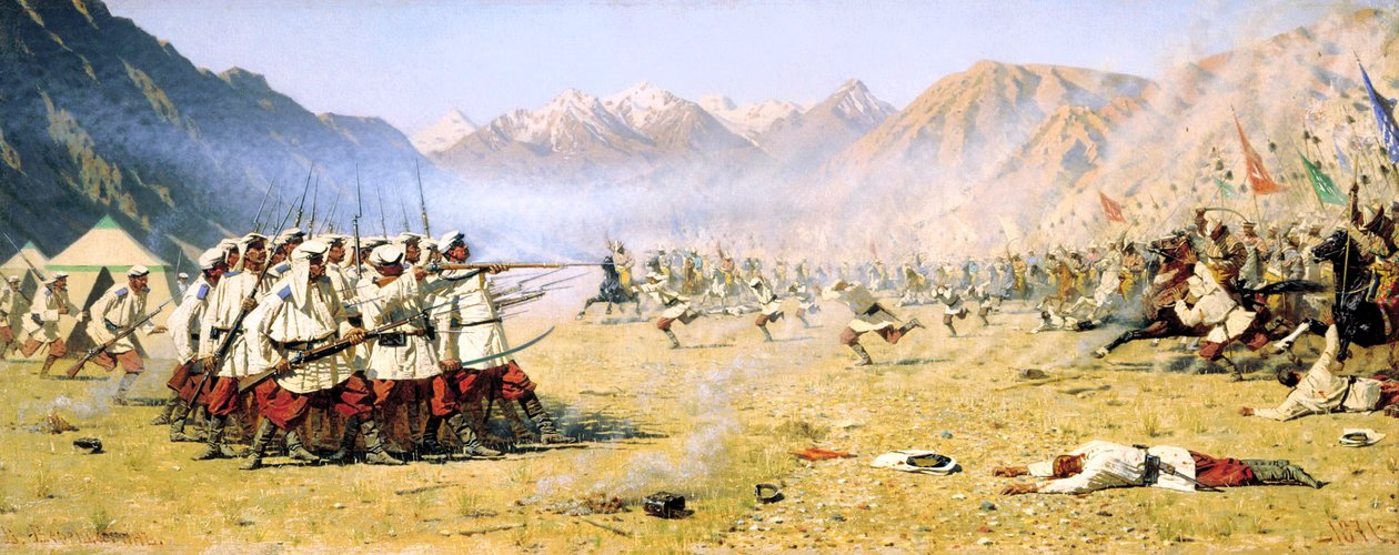 Une attaque soudaine, 1871 - Vasily Vereshchagin
