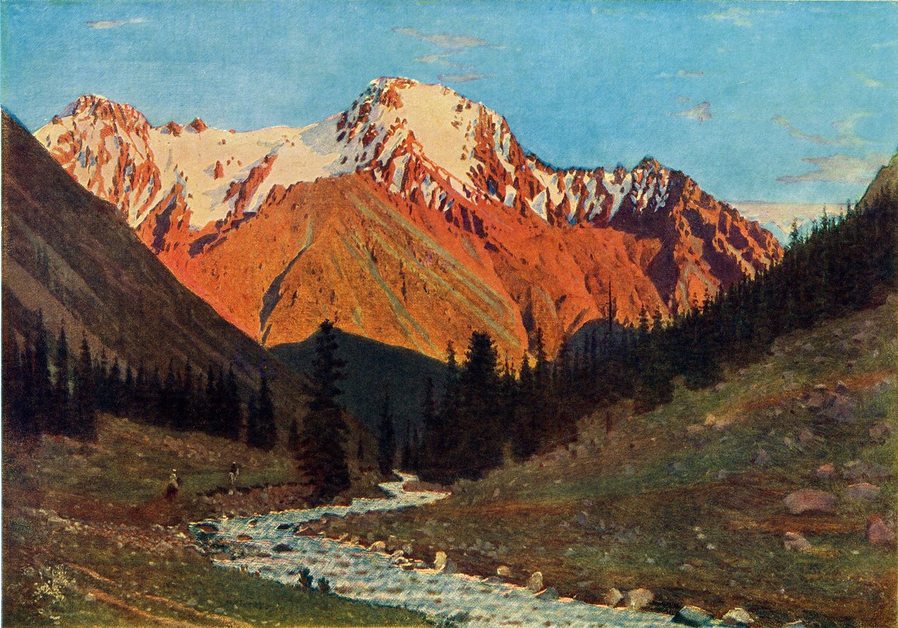 Paysage de montagne, fin 19ème siècle, 1965 - Vasily Vereshchagin