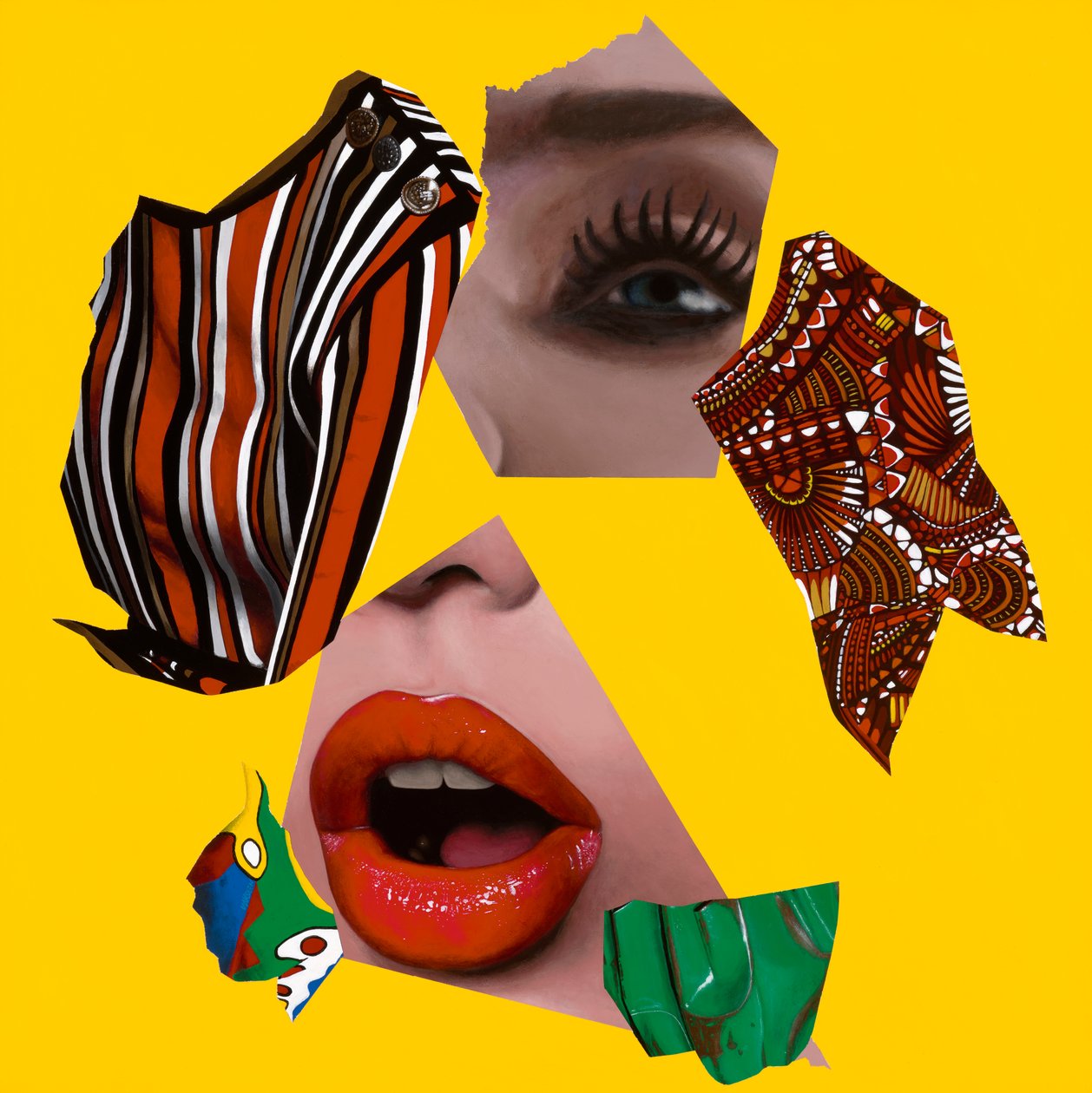 Losing Myself, 2019 (Acrylique sur bois) - Vaskeen Vaskeen