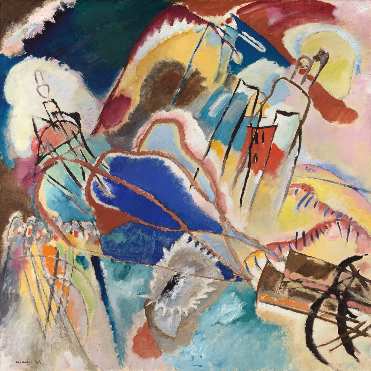 Improvisation n° 30 Canons - Wassily Kandinsky