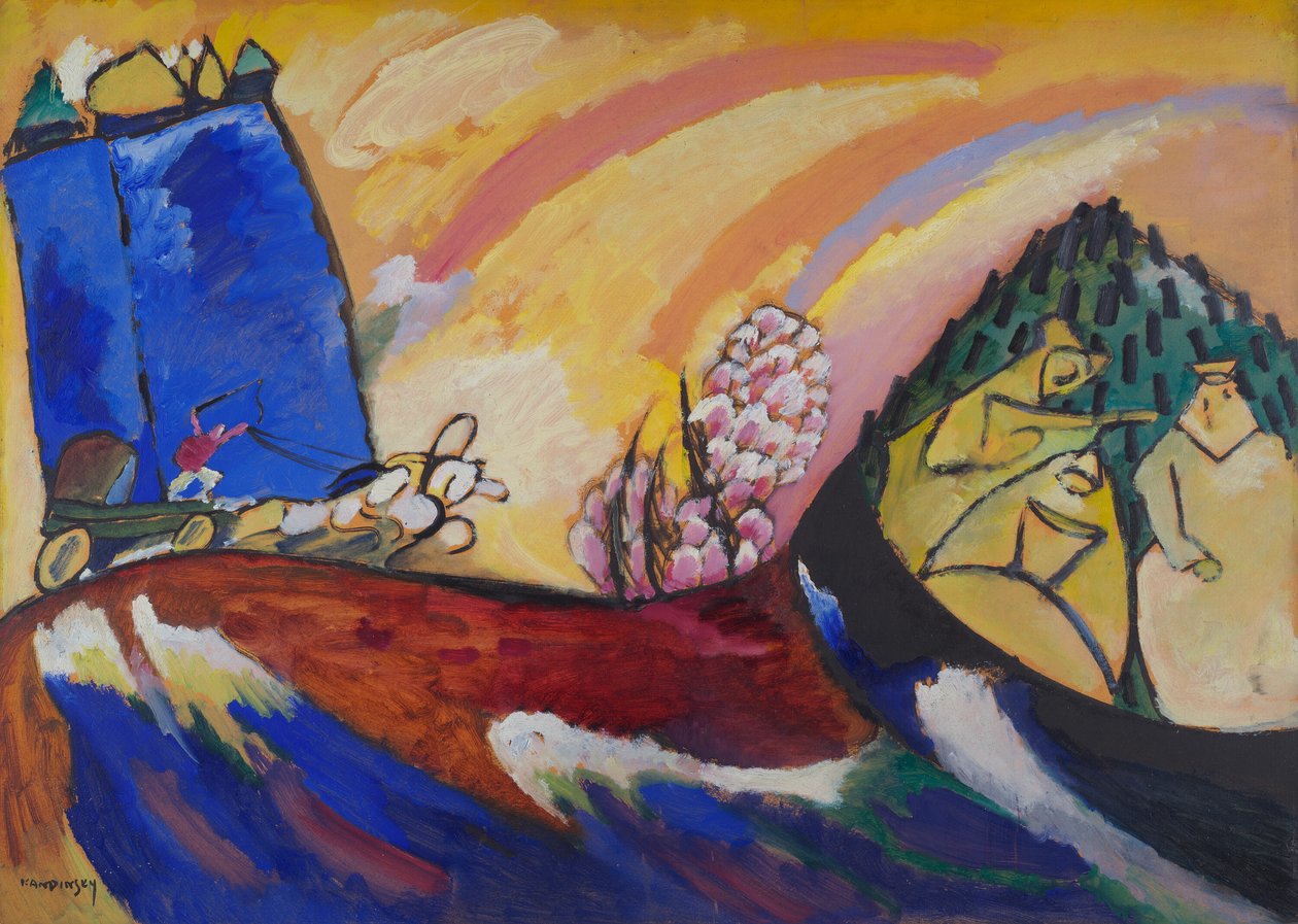 Peinture avec Troïka, 4036 - Wassily Kandinsky