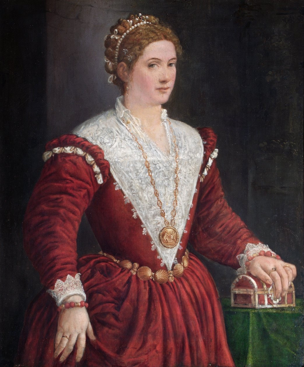 Une dame inconnue - Venetian School