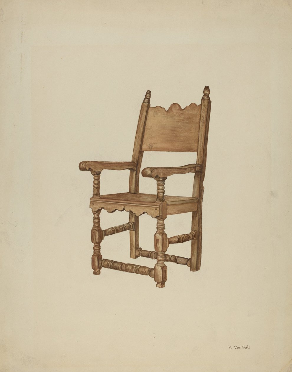 Chaise de sacristie - Vera Van Voris