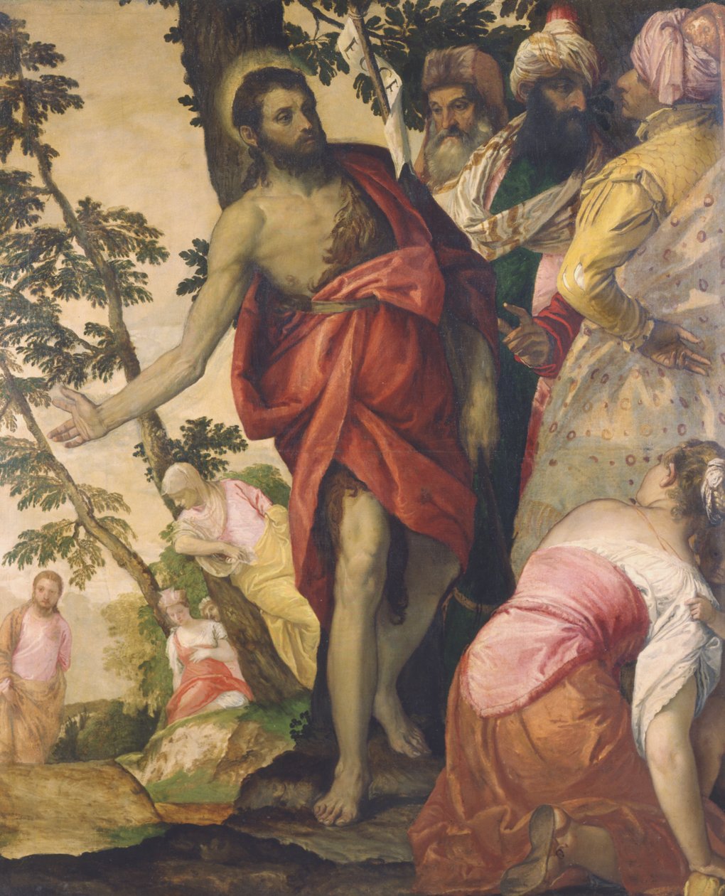 Saint Jean-Baptiste prêchant - Paolo Veronese