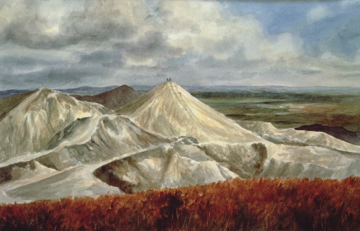 Paysage de Cornouailles - Carrières de kaolin à St. Austell - Vic Trevett