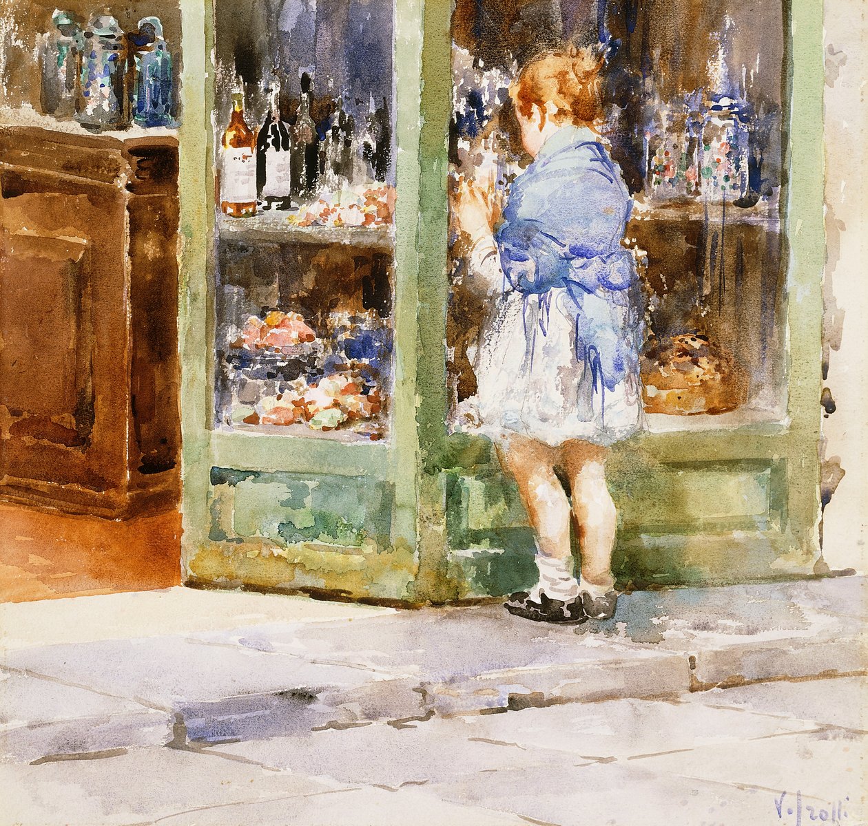 La Fille qui fait du lèche-vitrine - Vicenzo Irolli