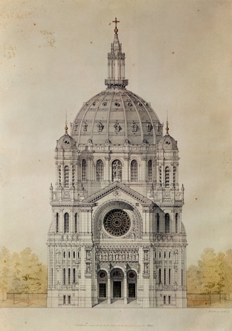 Façade ouest de l