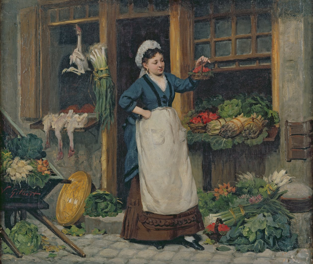 Le Vendeur de Fruits - Victor Gabriel Gilbert