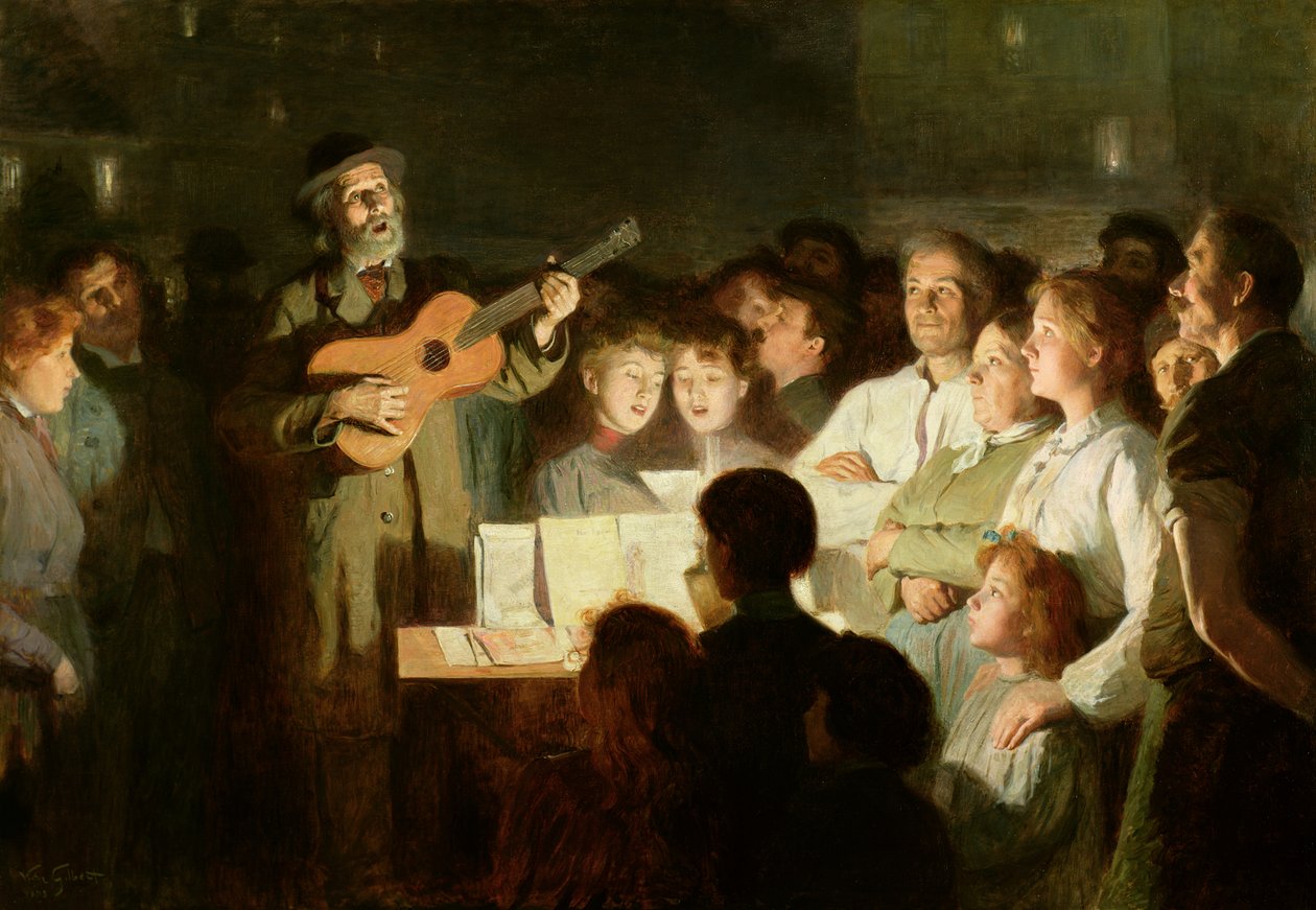 Le Vendeur de Chansons, 1903 - Victor Gabriel Gilbert