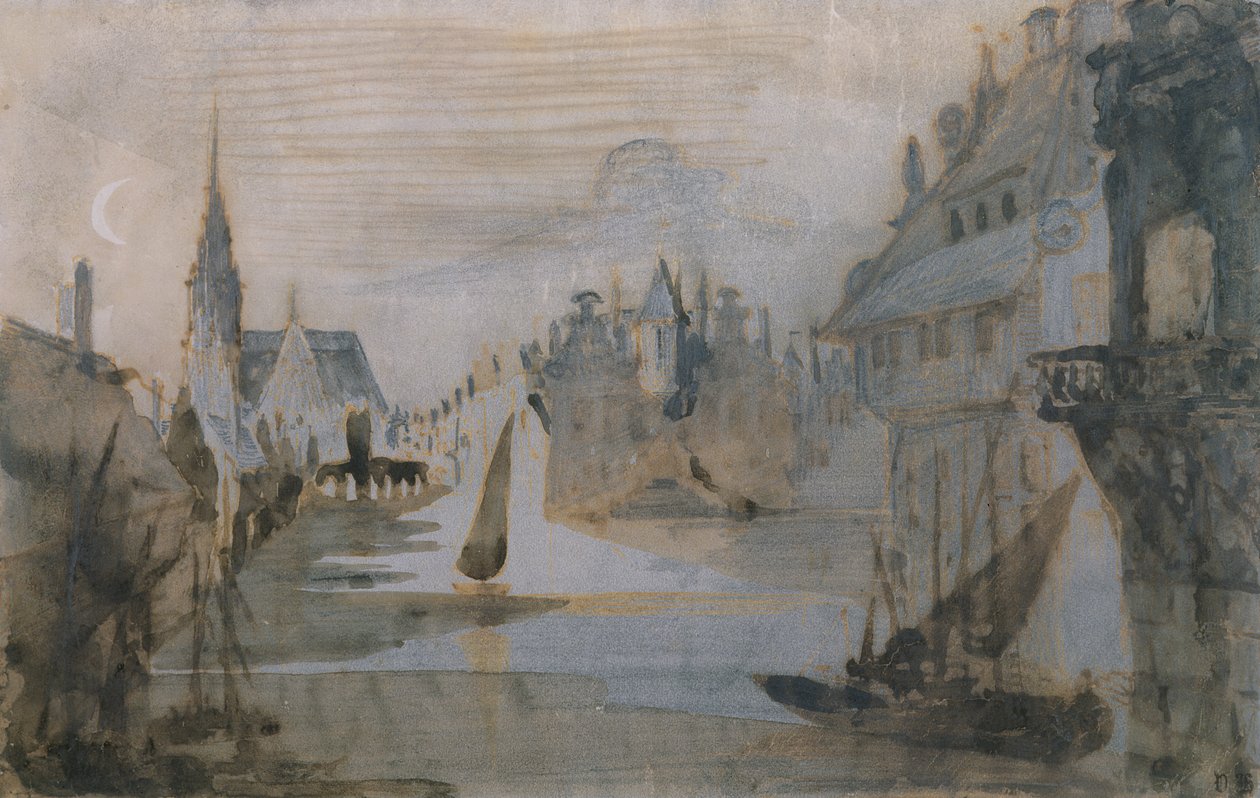 Un port en Flandre - Victor Hugo
