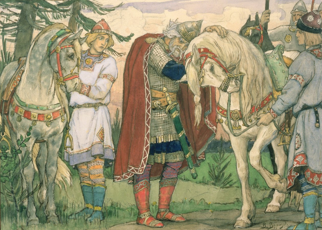 Le Chant du Prince Oleg, 1899 - Victor Mikhailovich Vasnetsov