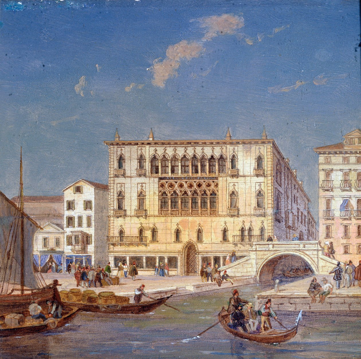 Palazzo Bernardo, 19ème siècle - Victor Adam