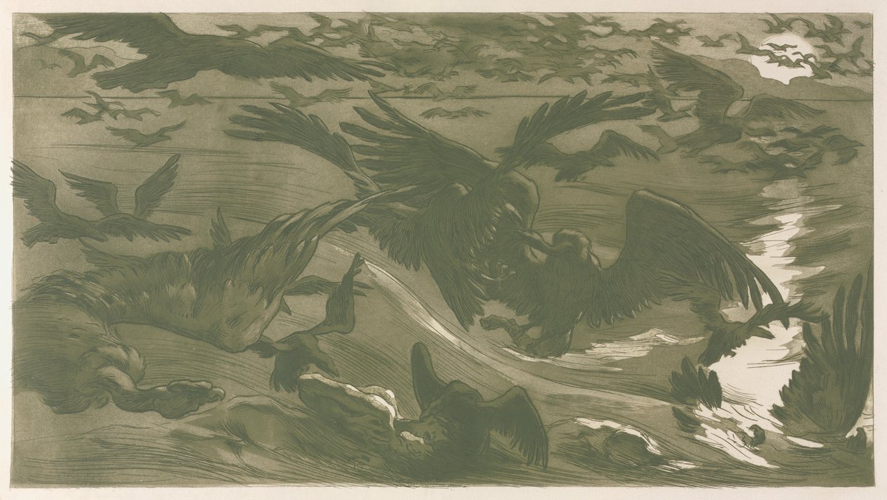 Oiseaux de proie, 1893 - Victor Emile Prouve