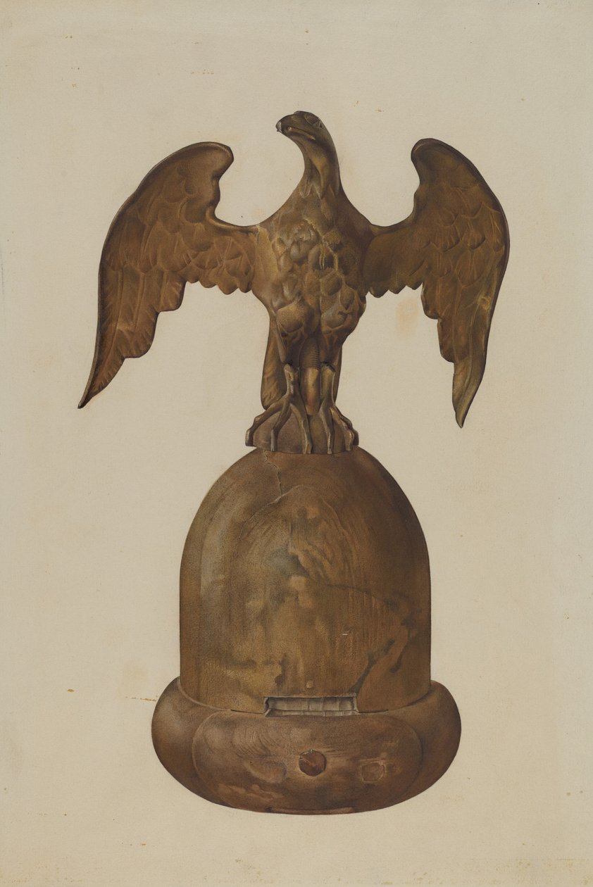 Pommeau de mât de drapeau - Victor F. Muollo