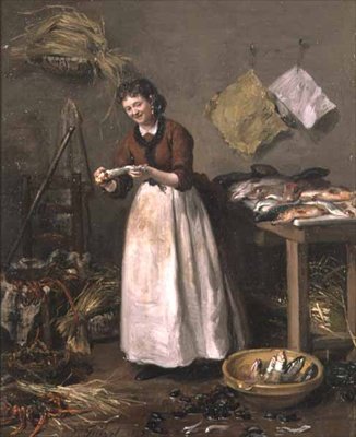 La poissonnière - Victor Gabriel Gilbert