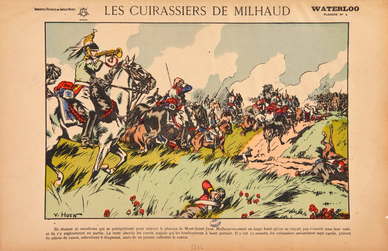 Cuirassiers de Milhaud, Waterloo, c.1920 - Victor Huen