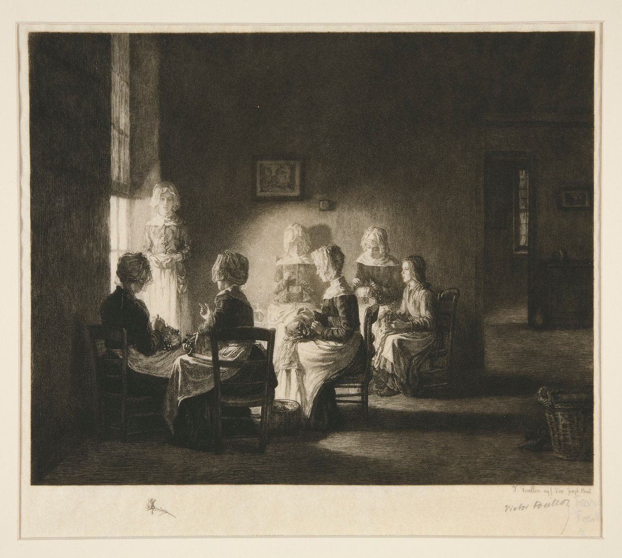 Les Dentellières - Victor Louis Focillon