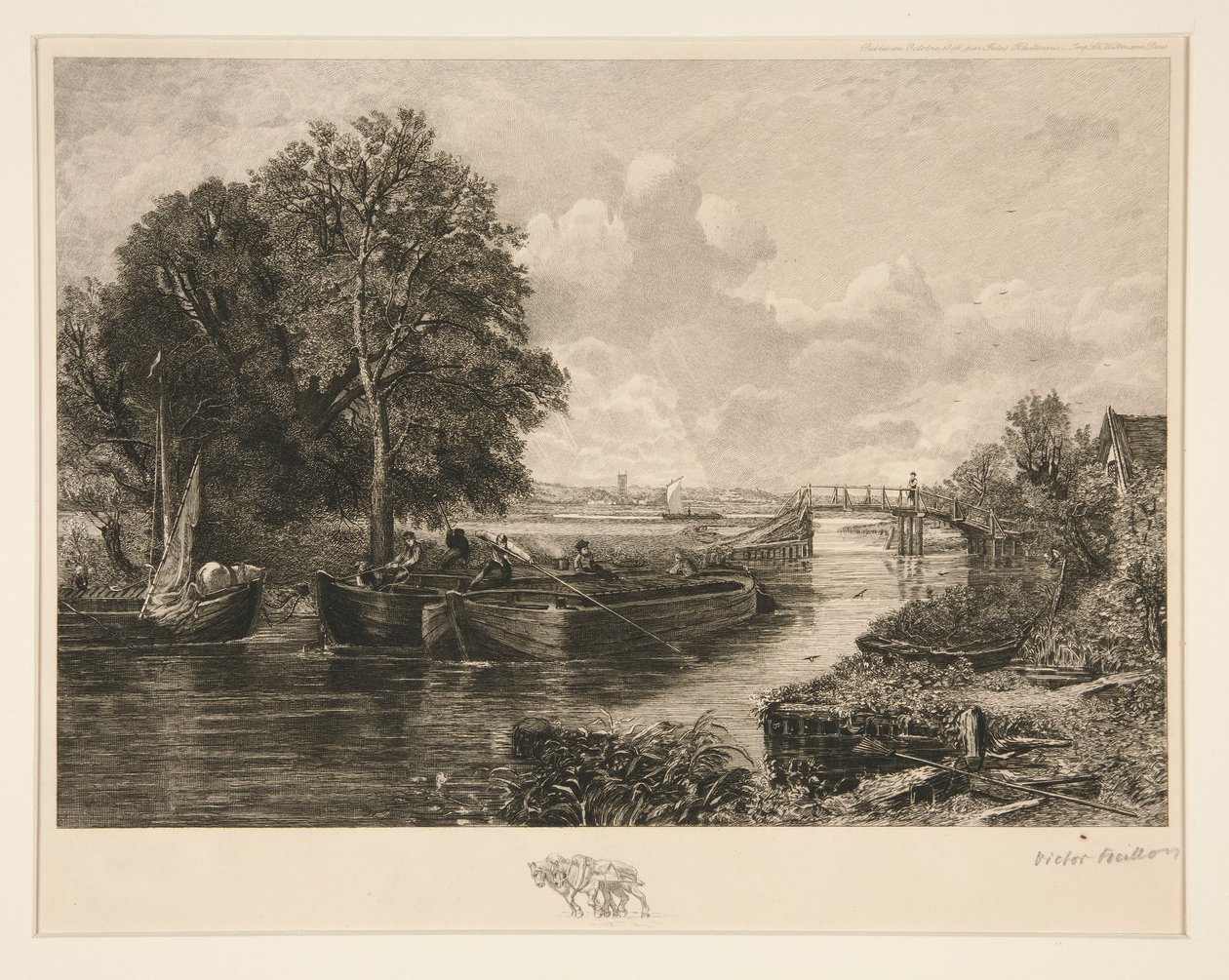 Vue sur la Stour - Victor Louis Focillon